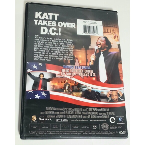 Katt Williams Comedy DVD Lot American Hustle Pimpin’ Pimpin’ 9 Lives Tested Play - Picture 9 of 11